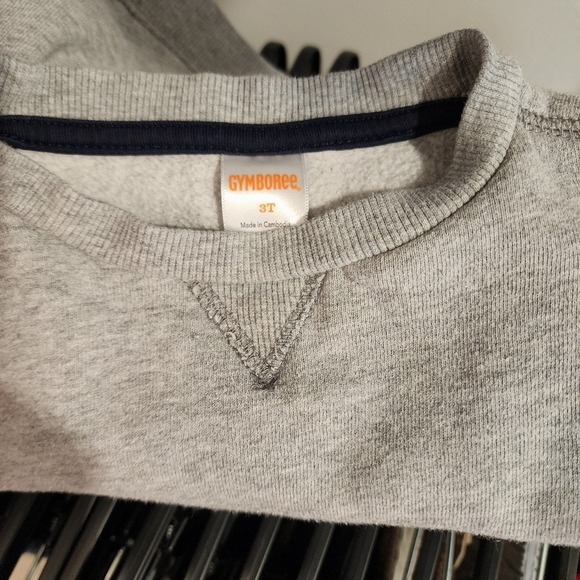 Boys 3T Sweatshirt Crew Neck Long Sleeve Gray Soccer Ball Top FIFA Football - Picture 9 of 16